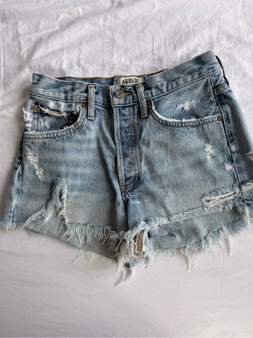 Agolde Parker Vintage Cutoff Short in Swapmeet